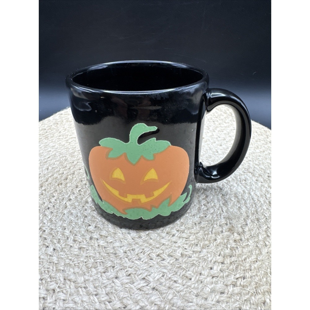 Vintage Waechtersbach Coffee Mug Cup Halloween Jackolantern Pumpkin Germany